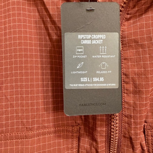 Fabletics Ripstop Cropped Cargo Jacket - Picture 4 of 6